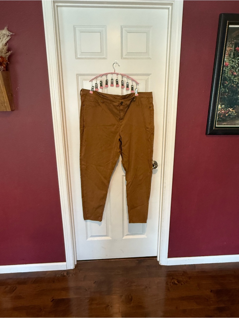 Maurices Women's Skinny Jeans in Camel Brown
